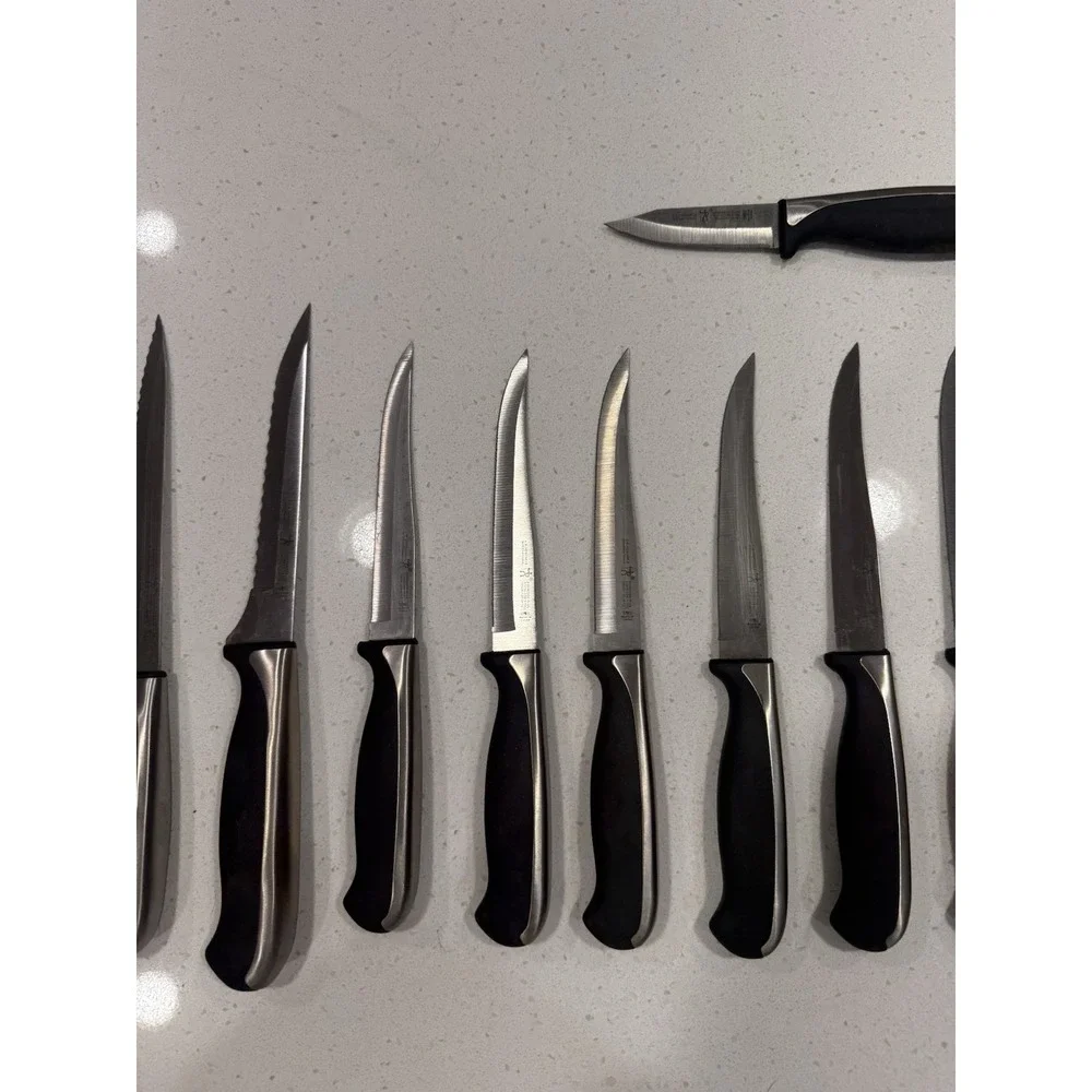 JA Henckels Knife Set 13 Piece With Block Not Complete